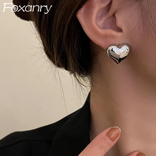 Earrings for Women - Love Heart Shape Stud